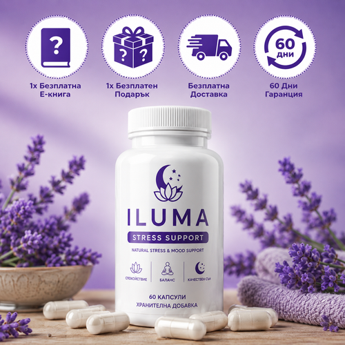 ILUMA Stress Support – Формула за спокойствие и намаляване на стреса